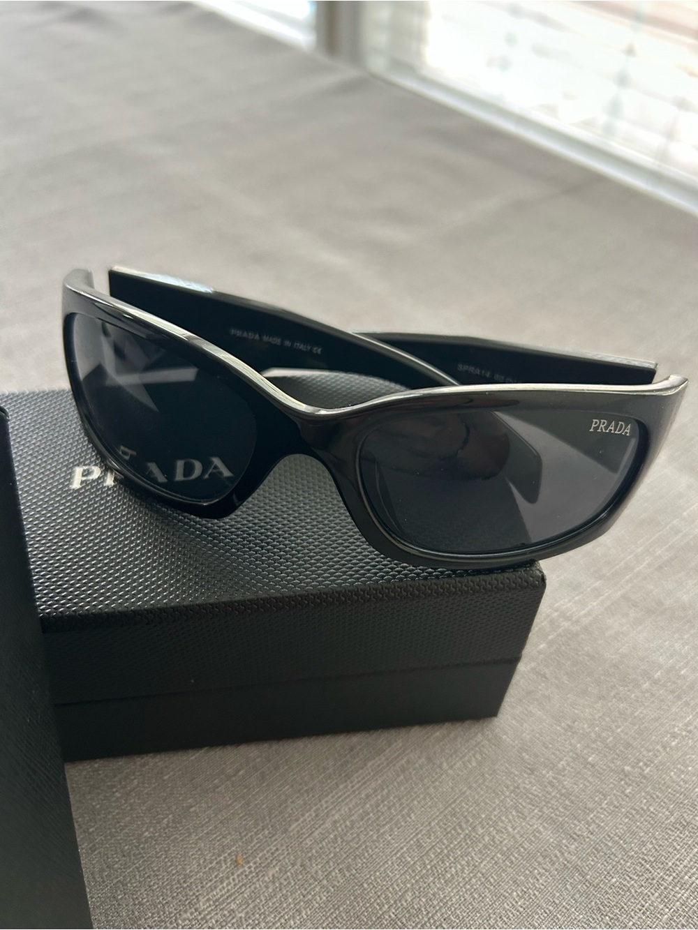 Prada Black Gloss Women's Sunglasses